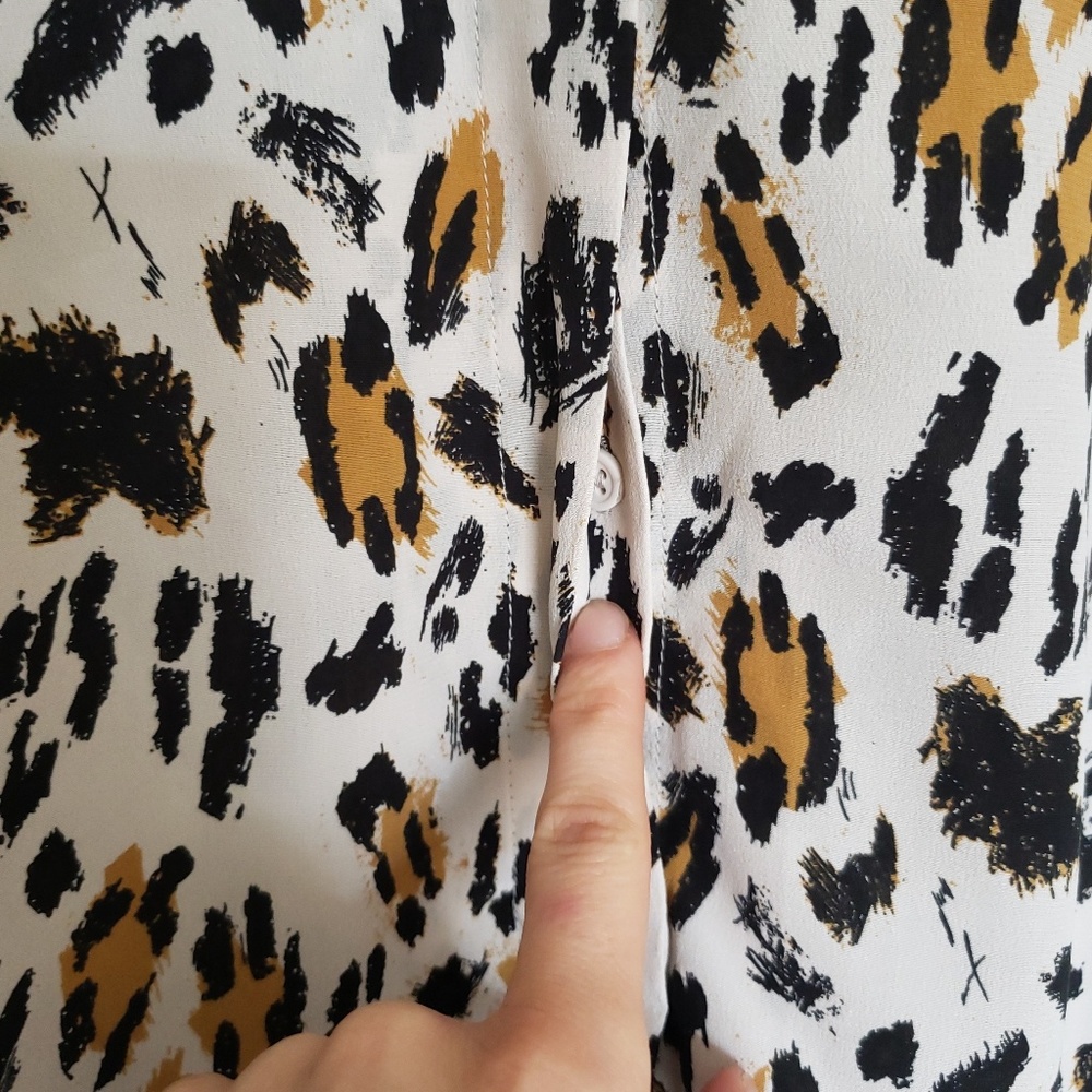 LAST ONE! & Other Stories leopard print blouse - Picture 6 of 8